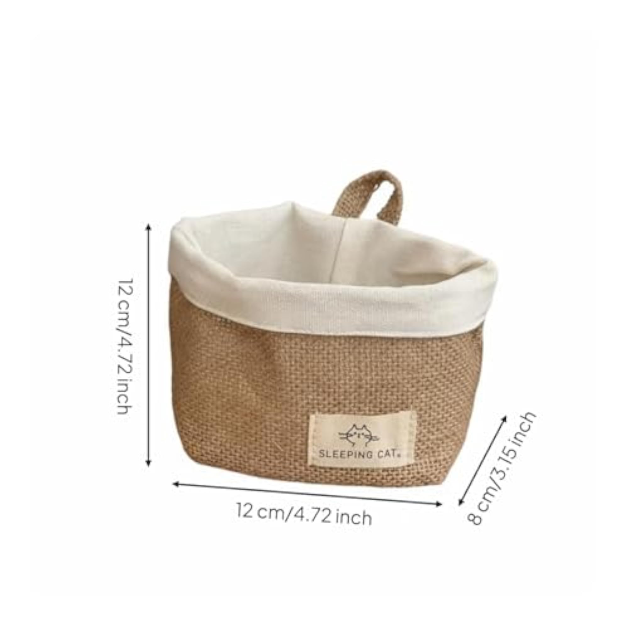 Multi-Purpose Wall Hanging Storage Basket, Textile Organizer